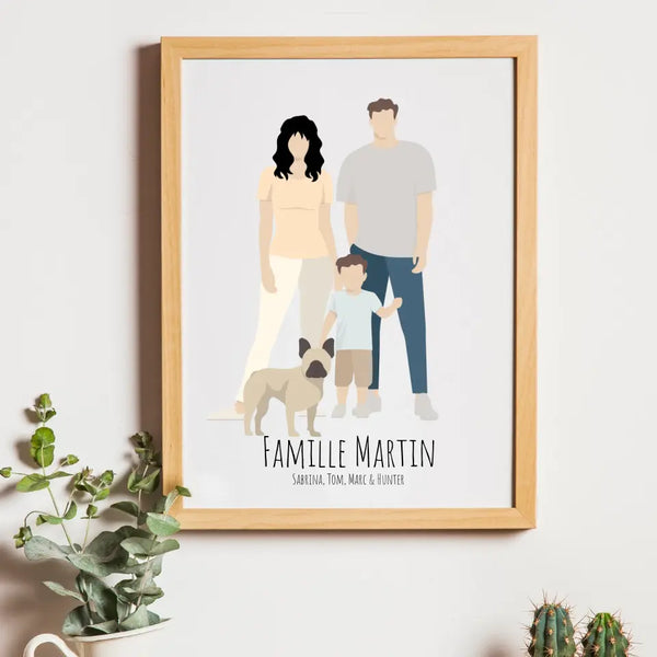 My family – Cadeau personnalisé – Henriette & Co
