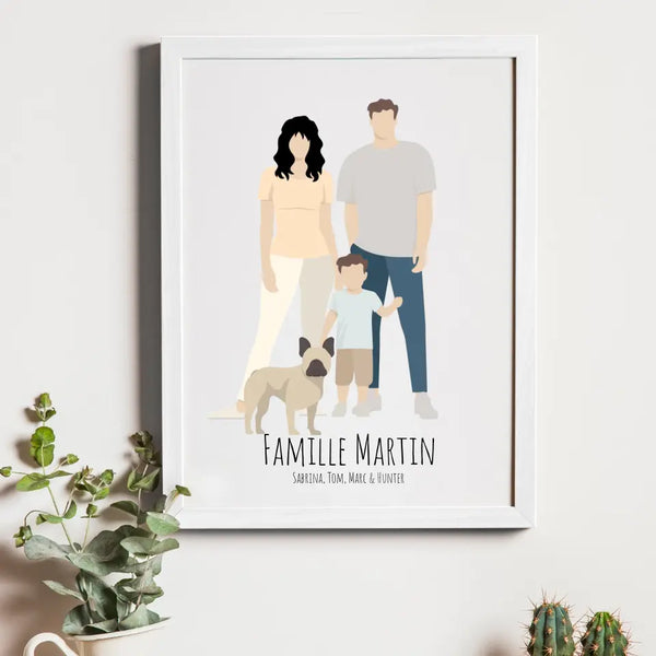 My family – Cadeau personnalisé – Henriette & Co