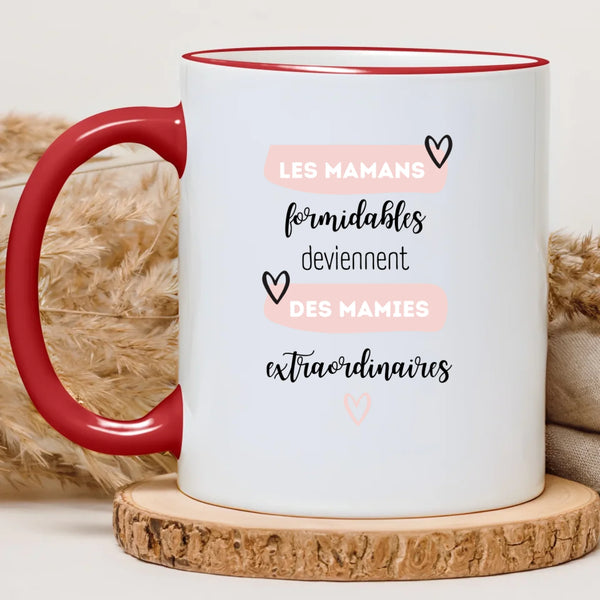 Mamies extraordinaires – Cadeau personnalisé – Henriette & Co