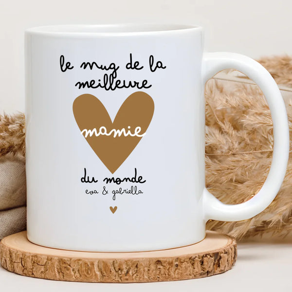 Meilleure mamie – Cadeau personnalisé – Henriette & Co