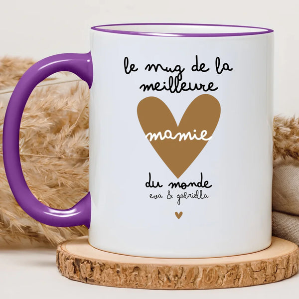 Meilleure mamie – Cadeau personnalisé – Henriette & Co