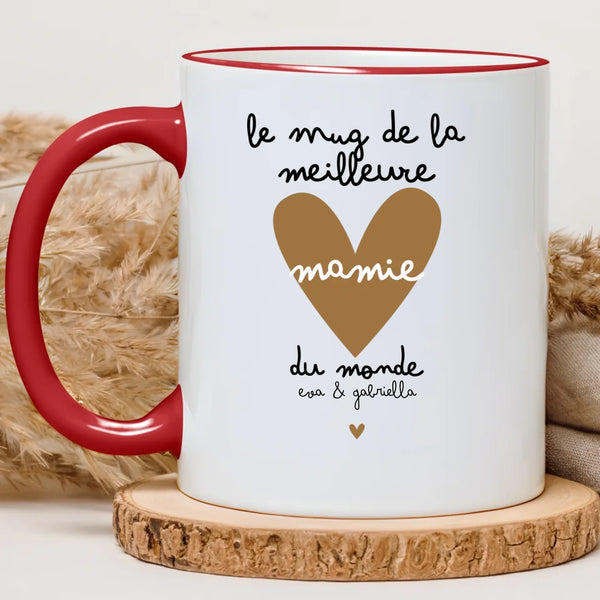 Meilleure mamie – Cadeau personnalisé – Henriette & Co