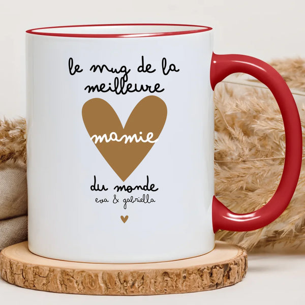 Meilleure mamie – Cadeau personnalisé – Henriette & Co