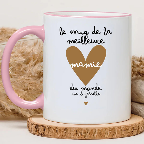Meilleure mamie – Cadeau personnalisé – Henriette & Co