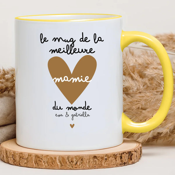 Meilleure mamie – Cadeau personnalisé – Henriette & Co