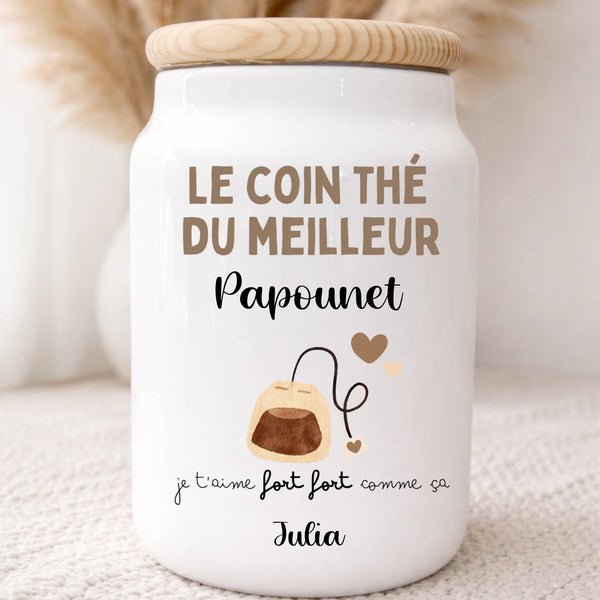 Pot à thé – Cadeau personnalisé – Henriette & Co