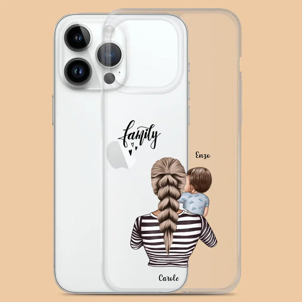 Customizable iPhone Case - Mom &amp; Child(ren)