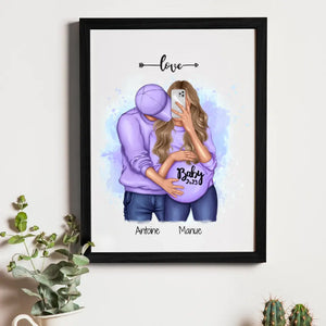 Baby is coming – Cadeau personnalisé – Henriette & Co