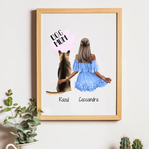 Dog Mom – Cadeau personnalisé – Henriette & Co