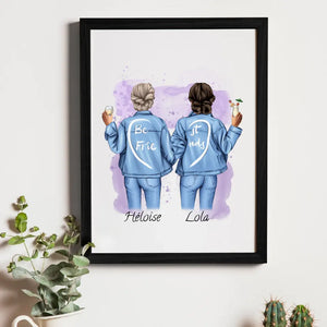 Besties – Cadeau personnalisé – Henriette & Co