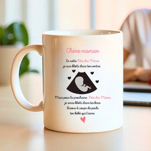 Mug personnalisé pour future maman - Un cadeau spécial de Henriette & Co