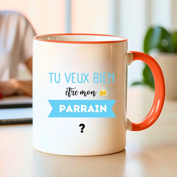 Tu veux bien être mon parrain ?