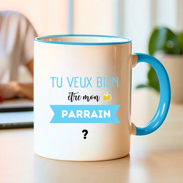 Tu veux bien être mon parrain ?