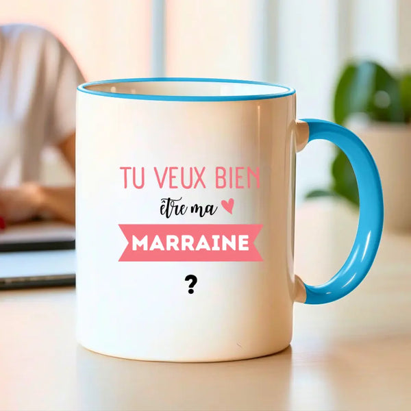 Tu veux bien être ma marraine ?