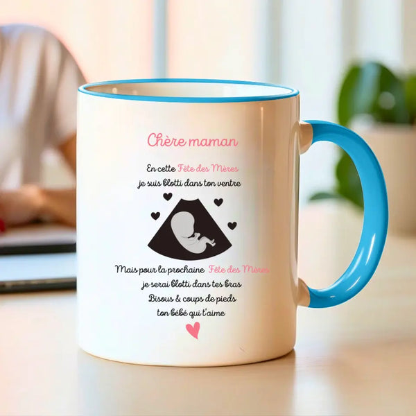 Mug personnalisé pour future maman - Un cadeau spécial de Henriette & Co