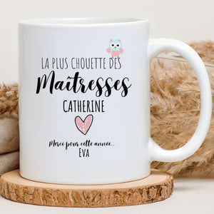 Chouette maîtresse – Cadeau personnalisé – Henriette & Co