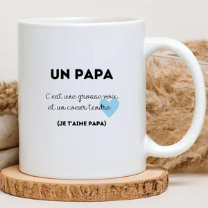 Papa coeur tendre – Cadeau personnalisé – Henriette & Co