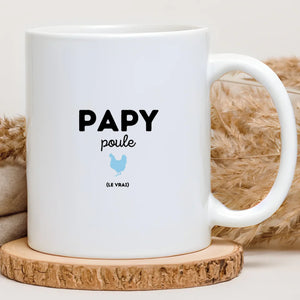 Papy poule – Cadeau personnalisé – Henriette & Co