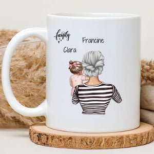 Mamie & enfants – Cadeau personnalisé – Henriette & Co