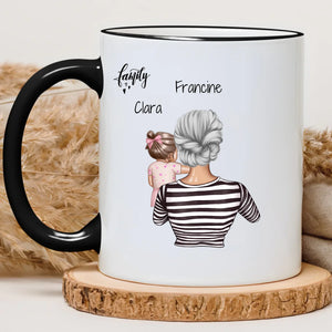 Mamie & enfants – Cadeau personnalisé – Henriette & Co