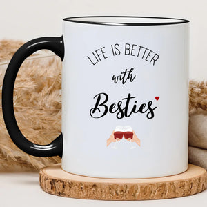 Life is better with besties – Cadeau personnalisé – Henriette & Co