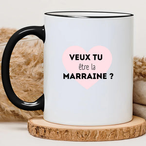 Veux-tu être la marraine ? – Cadeau personnalisé – Henriette & Co