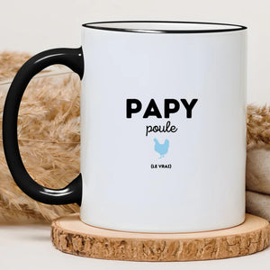 Papy poule – Cadeau personnalisé – Henriette & Co