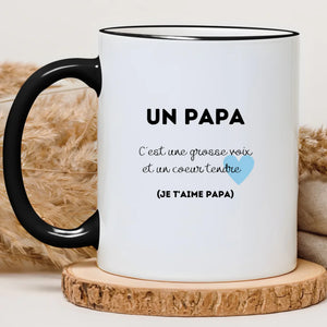 Papa coeur tendre – Cadeau personnalisé – Henriette & Co