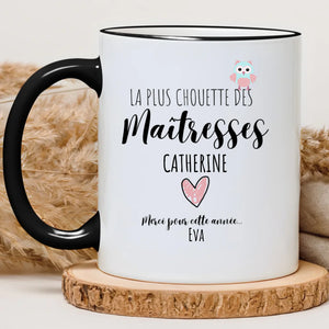 Chouette maîtresse – Cadeau personnalisé – Henriette & Co
