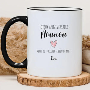 Anniversaire nounou – Cadeau personnalisé – Henriette & Co