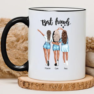 Trio meilleures amies – Cadeau personnalisé – Henriette & Co