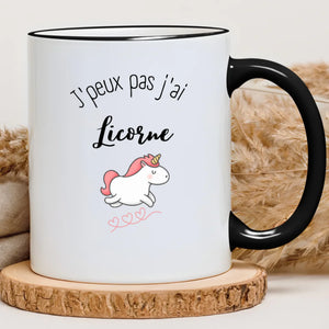 J'peux pas j'ai licorne – Cadeau personnalisé – Henriette & Co