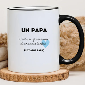 Papa coeur tendre – Cadeau personnalisé – Henriette & Co