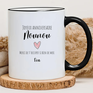 Anniversaire nounou – Cadeau personnalisé – Henriette & Co