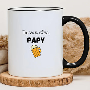 Tu vas être papy – Cadeau personnalisé – Henriette & Co