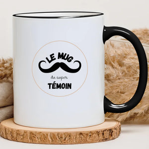 Le mug du super témoin – Cadeau personnalisé – Henriette & Co