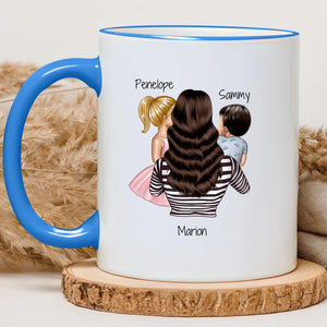 Mum of girl and boy – Cadeau personnalisé – Henriette & Co