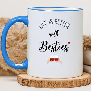 Life is better with besties – Cadeau personnalisé – Henriette & Co