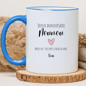 Anniversaire nounou – Cadeau personnalisé – Henriette & Co