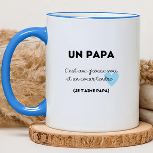 Papa coeur tendre – Cadeau personnalisé – Henriette & Co