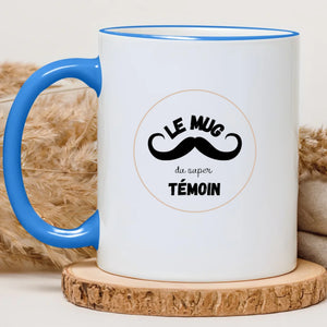 Le mug du super témoin – Cadeau personnalisé – Henriette & Co