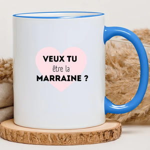Veux-tu être la marraine ? – Cadeau personnalisé – Henriette & Co