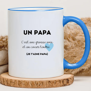 Papa coeur tendre – Cadeau personnalisé – Henriette & Co