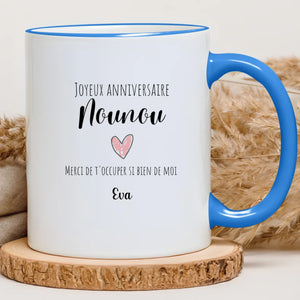 Anniversaire nounou – Cadeau personnalisé – Henriette & Co