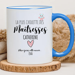 Chouette maîtresse – Cadeau personnalisé – Henriette & Co