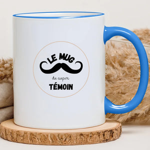 Le mug du super témoin – Cadeau personnalisé – Henriette & Co