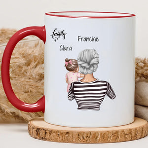 Mamie & enfants – Cadeau personnalisé – Henriette & Co