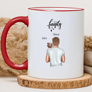 Papa & enfants – Cadeau personnalisé – Henriette & Co