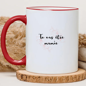 Tu vas être mamie – Cadeau personnalisé – Henriette & Co