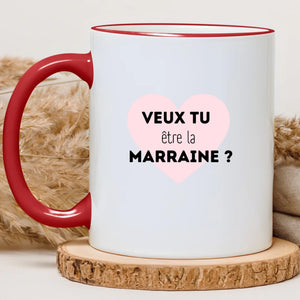 Veux-tu être la marraine ? – Cadeau personnalisé – Henriette & Co